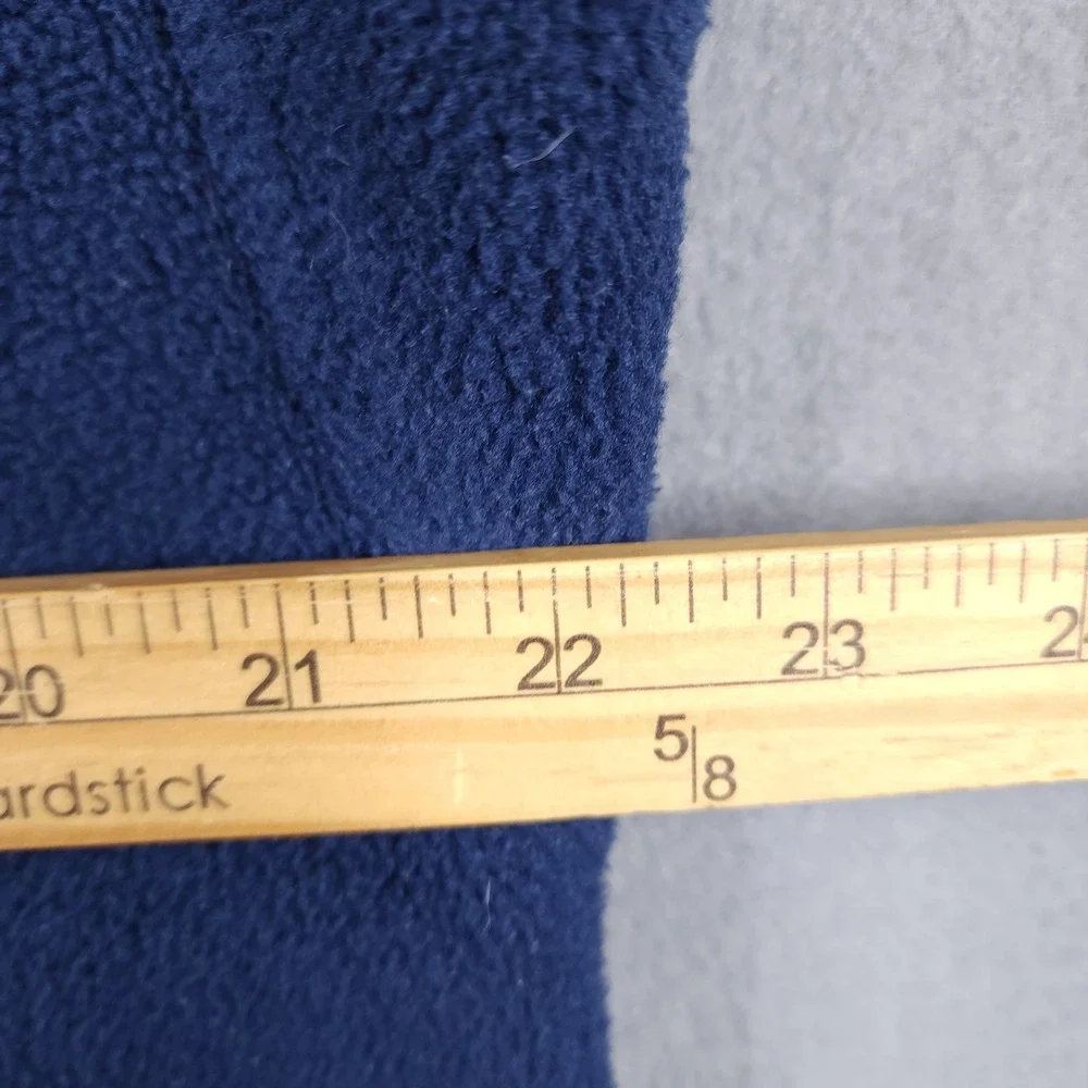 The North Face Denali Polartec Fleece Jacket Mens Medium Blue Black Zip Coat